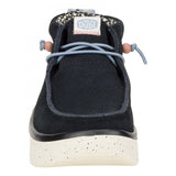 Hey Dude Polacchina donna in suede nero con suola alta