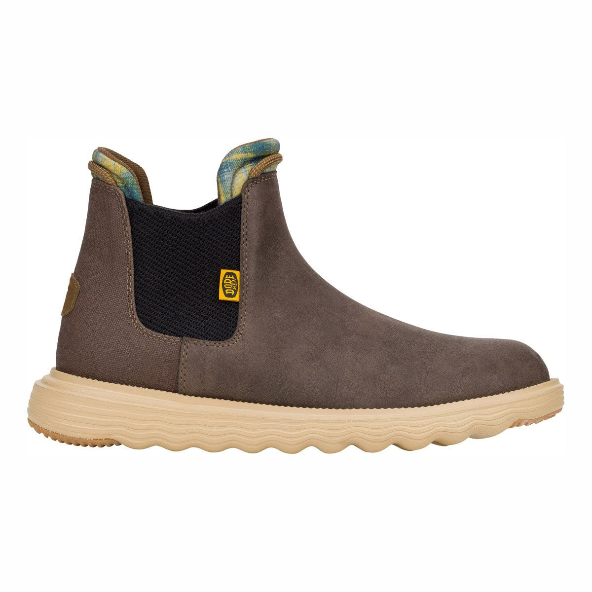 HEY DUDE stivaletto uomo sintetico Soletto soft marrone