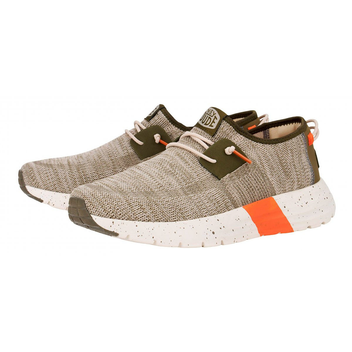Hey dude Sneakers uomo in tessuto mesh con lacci intrecciati