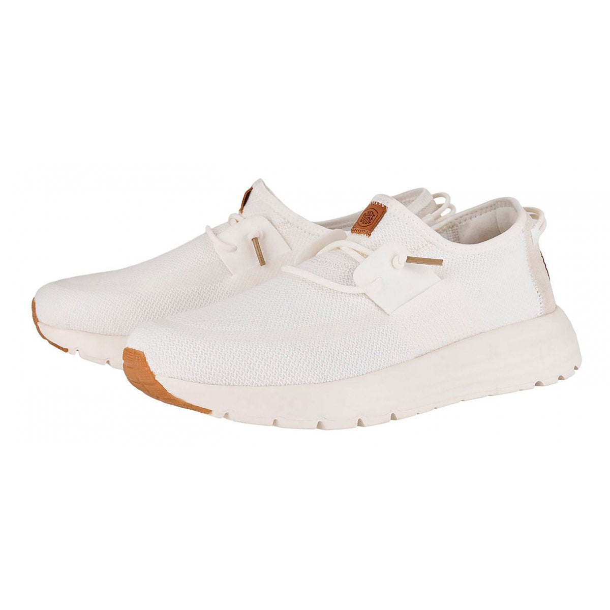 Hey Dude Sneakers uomo in tessuto mesh con lacci intrecciati