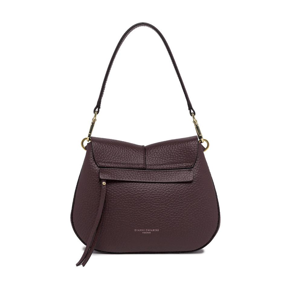 Gianni Chiarini Borsa a spalla in pelle plum