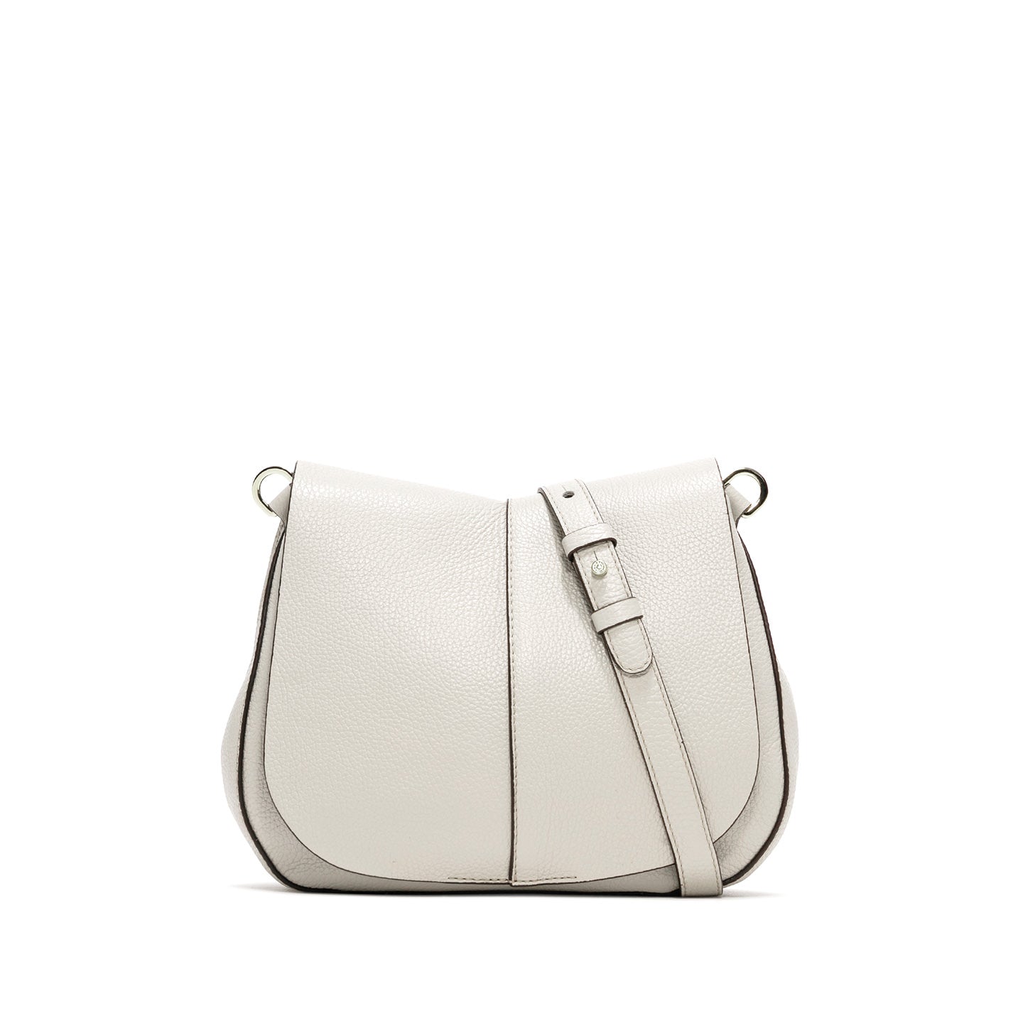 Gianni Chiarini borsa donna in pelle martellata color marmo con tracolla