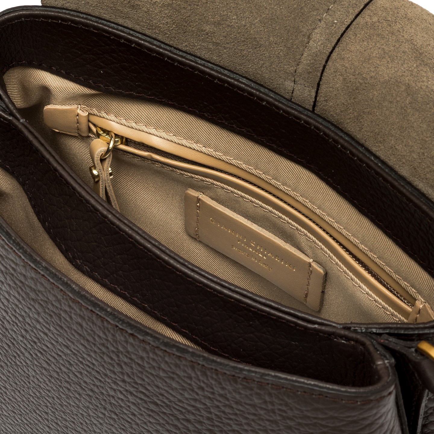 Gianni Chiarini Borsa in pelle helena round espresso