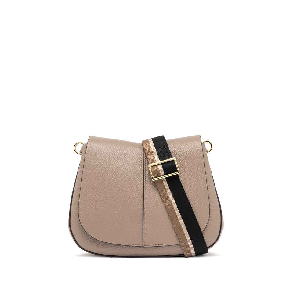 Gianni Chiarini Borsa a tracolla realizzata in pelle martellata dove