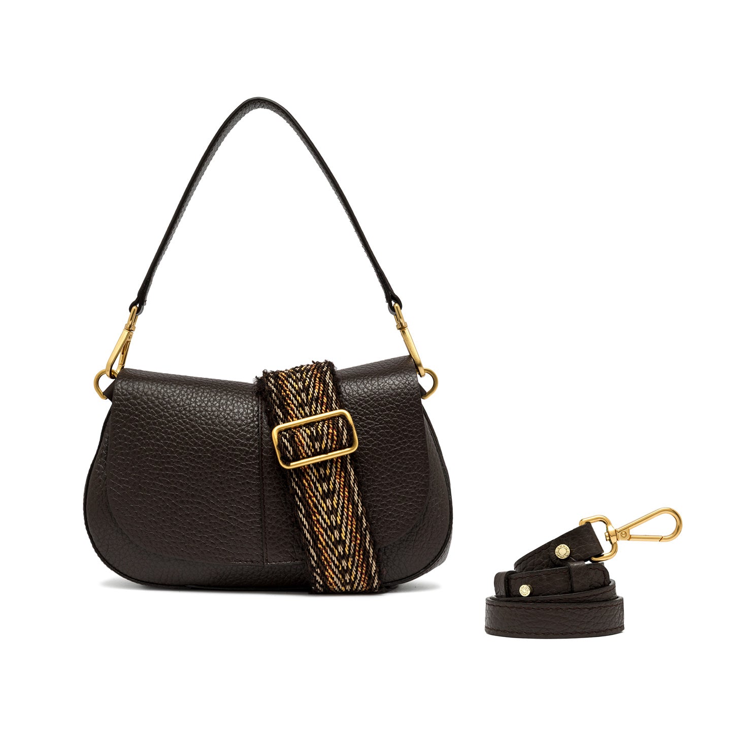 Gianni Chiarini Borsa in pelle helena round espresso