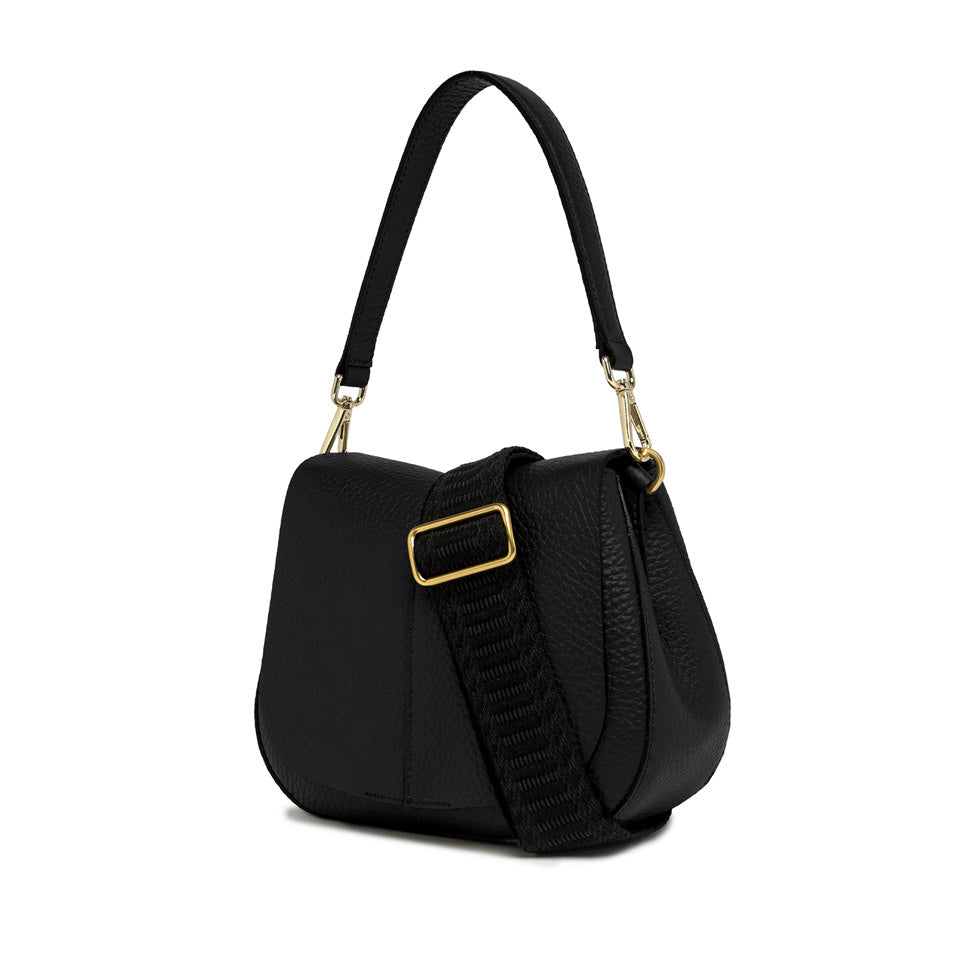 Gianni Chiarini Borsa a spalla in pelle nera