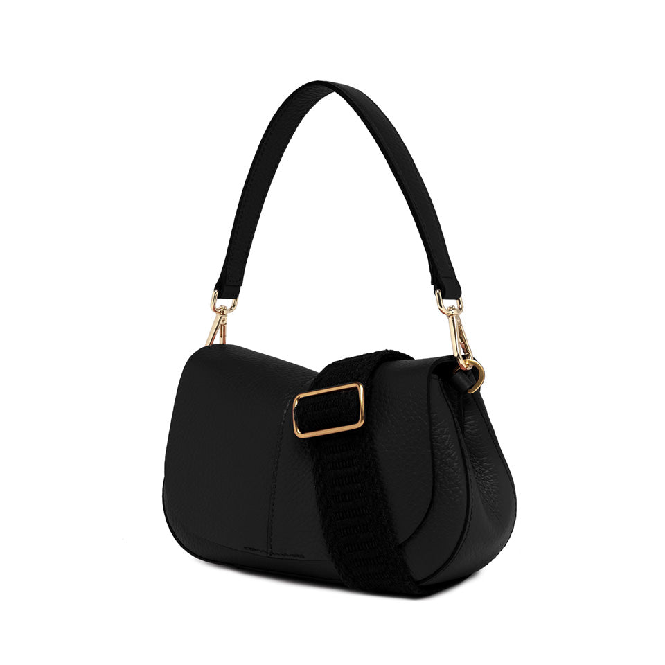 Gianni Chiarini Borsa a spalla in pelle nero