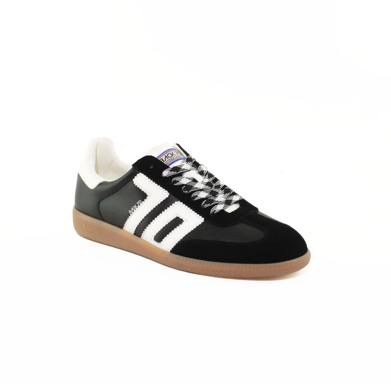 Back 70 Sneaker uomo in pelle e suede nero