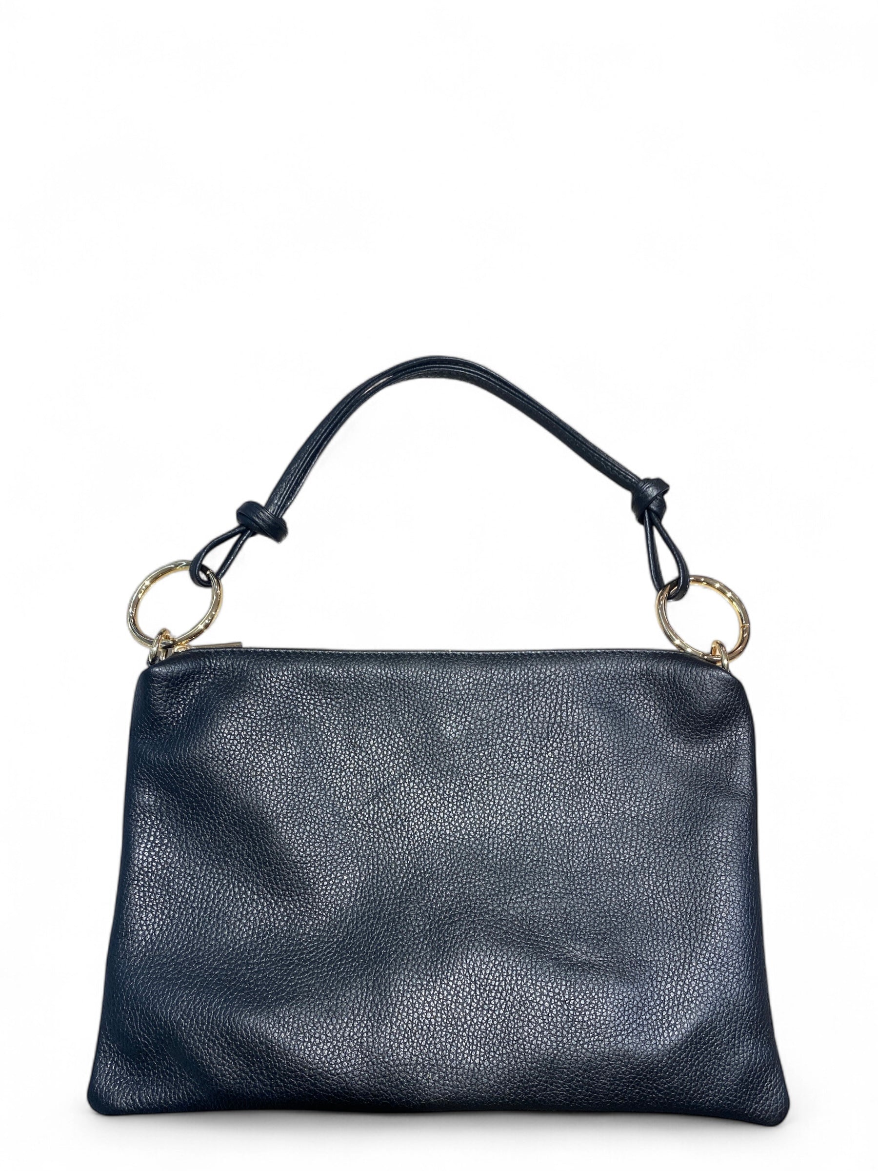 CECILE POCHETTE GRANDE IN PELLE NERA