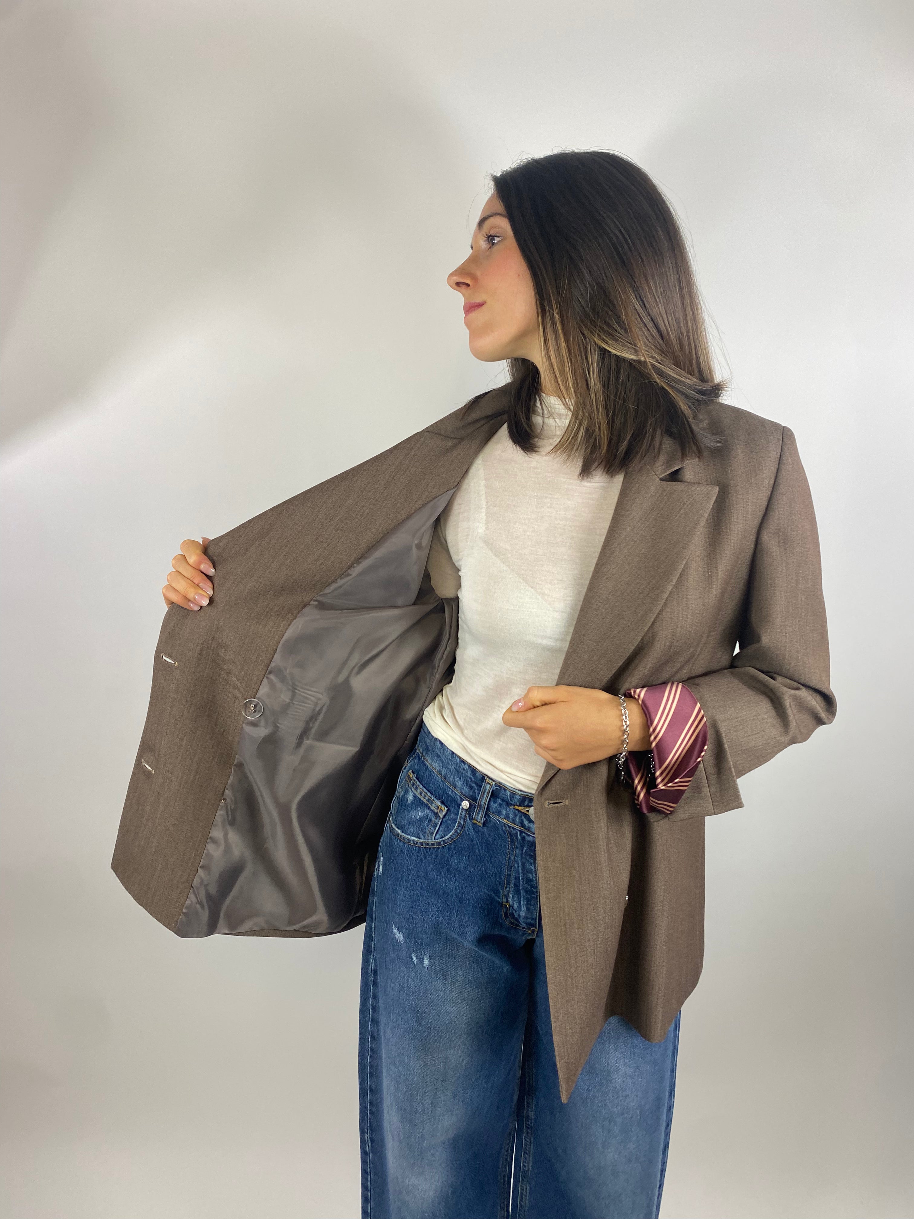 SUSY MIX GIACCA TABACCO