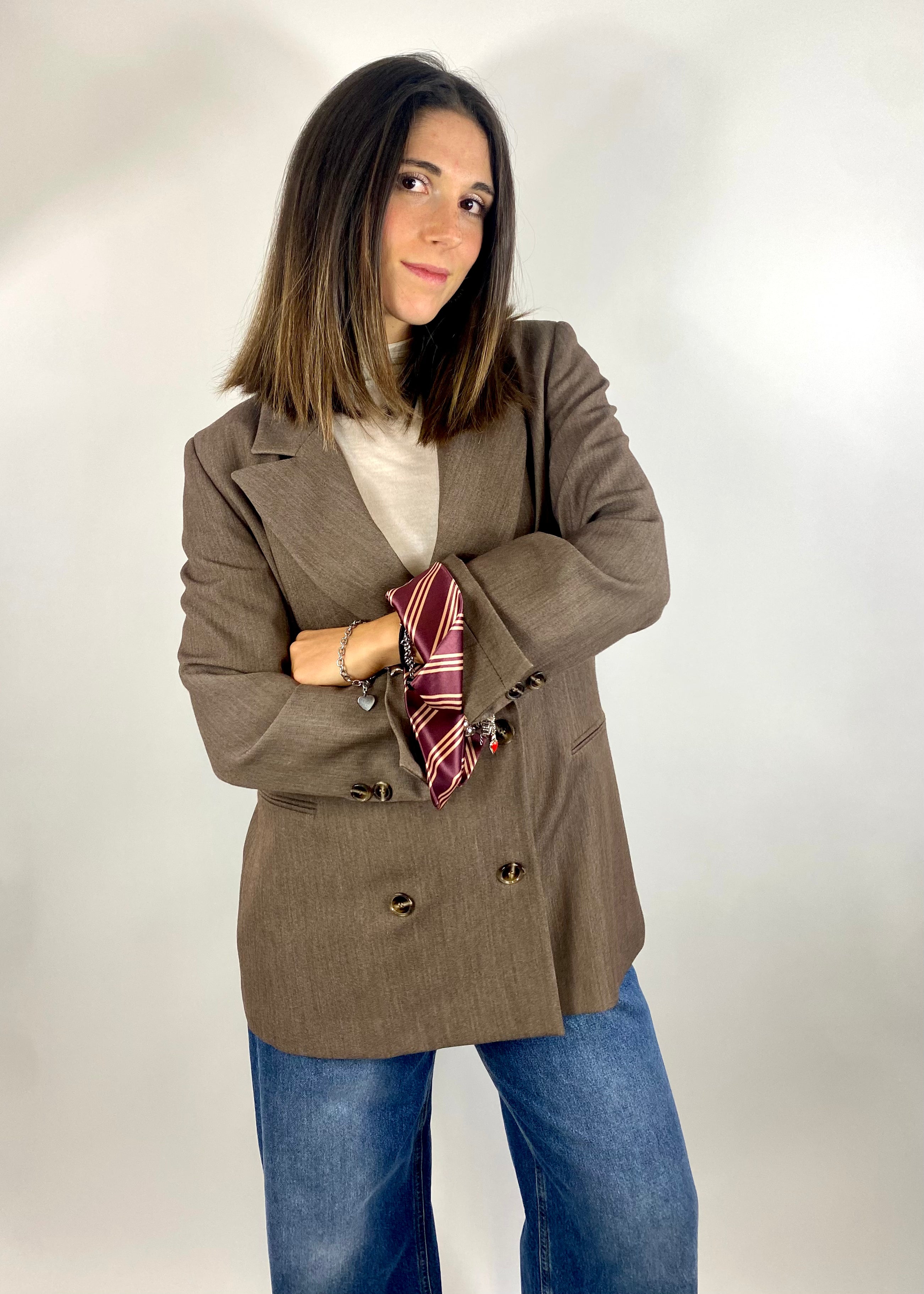 SUSY MIX GIACCA TABACCO