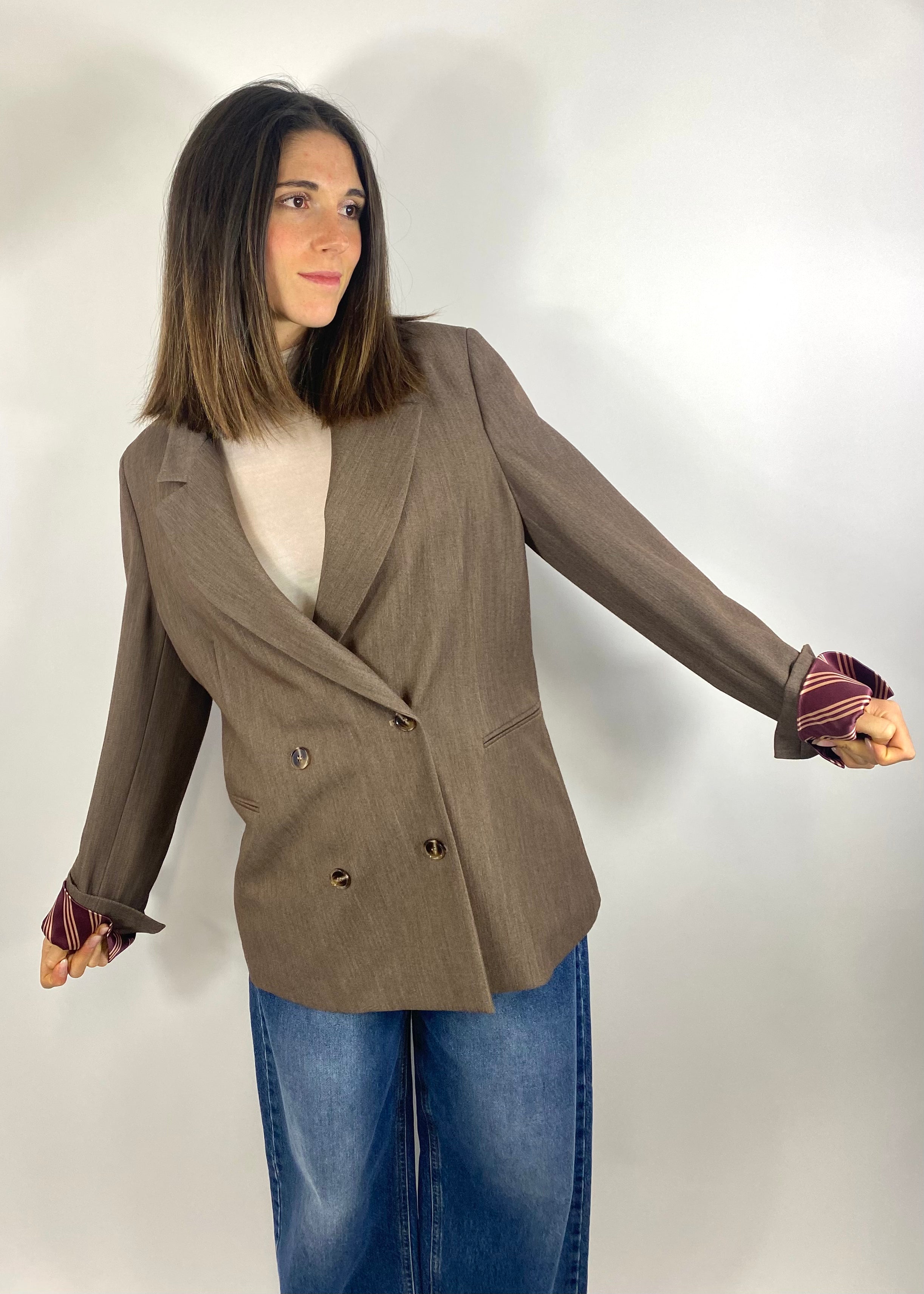 SUSY MIX GIACCA TABACCO