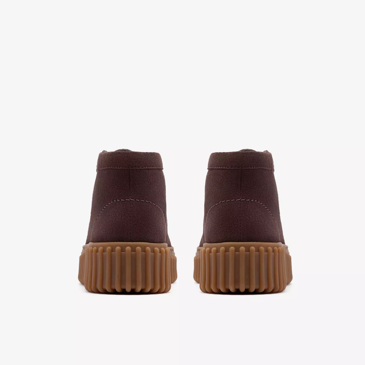 CLARKS STIVALETTI ALLACCIATO THORILL MOSS MARRONE SCURO