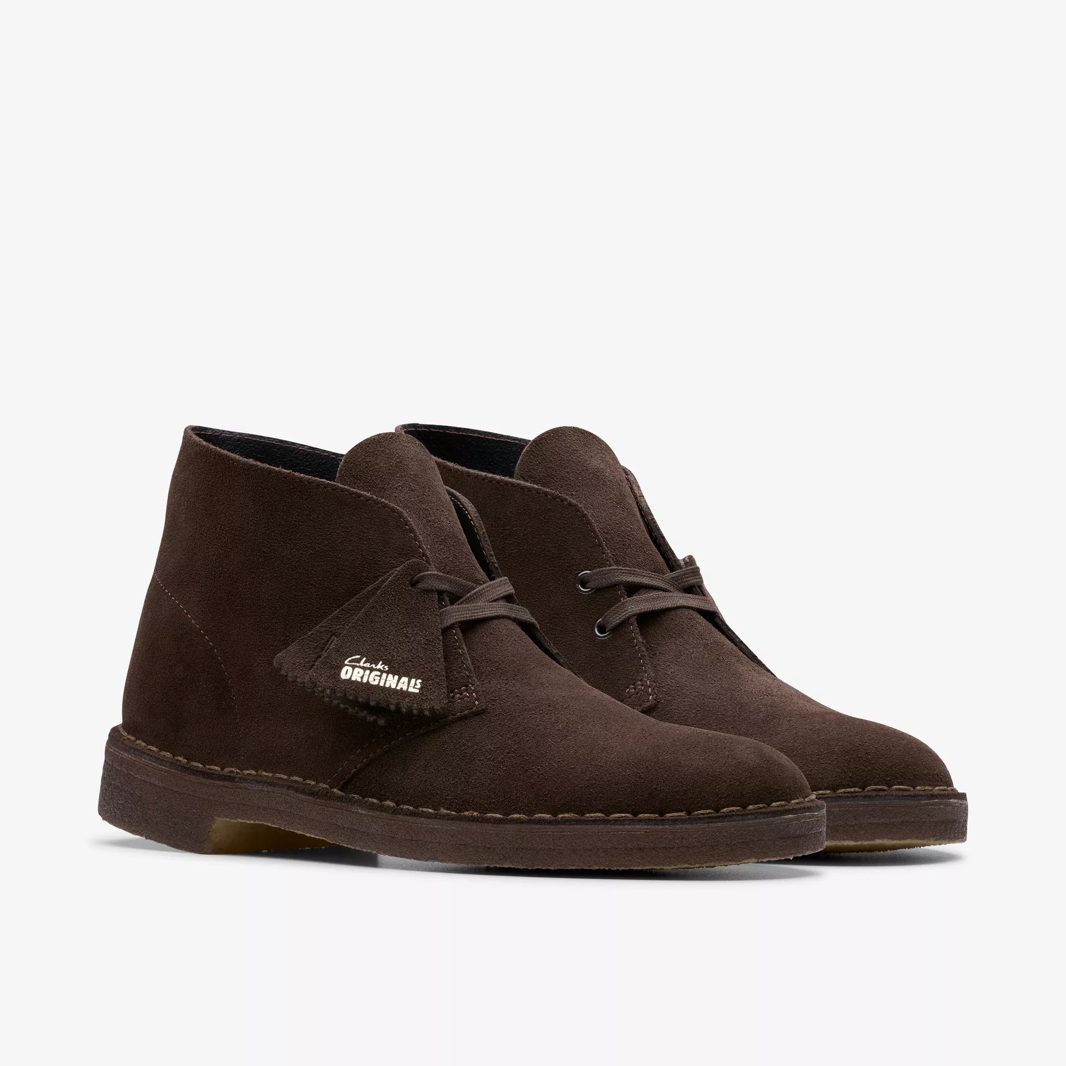 CLARKS POLACCHINA CAMOSCIO MORO