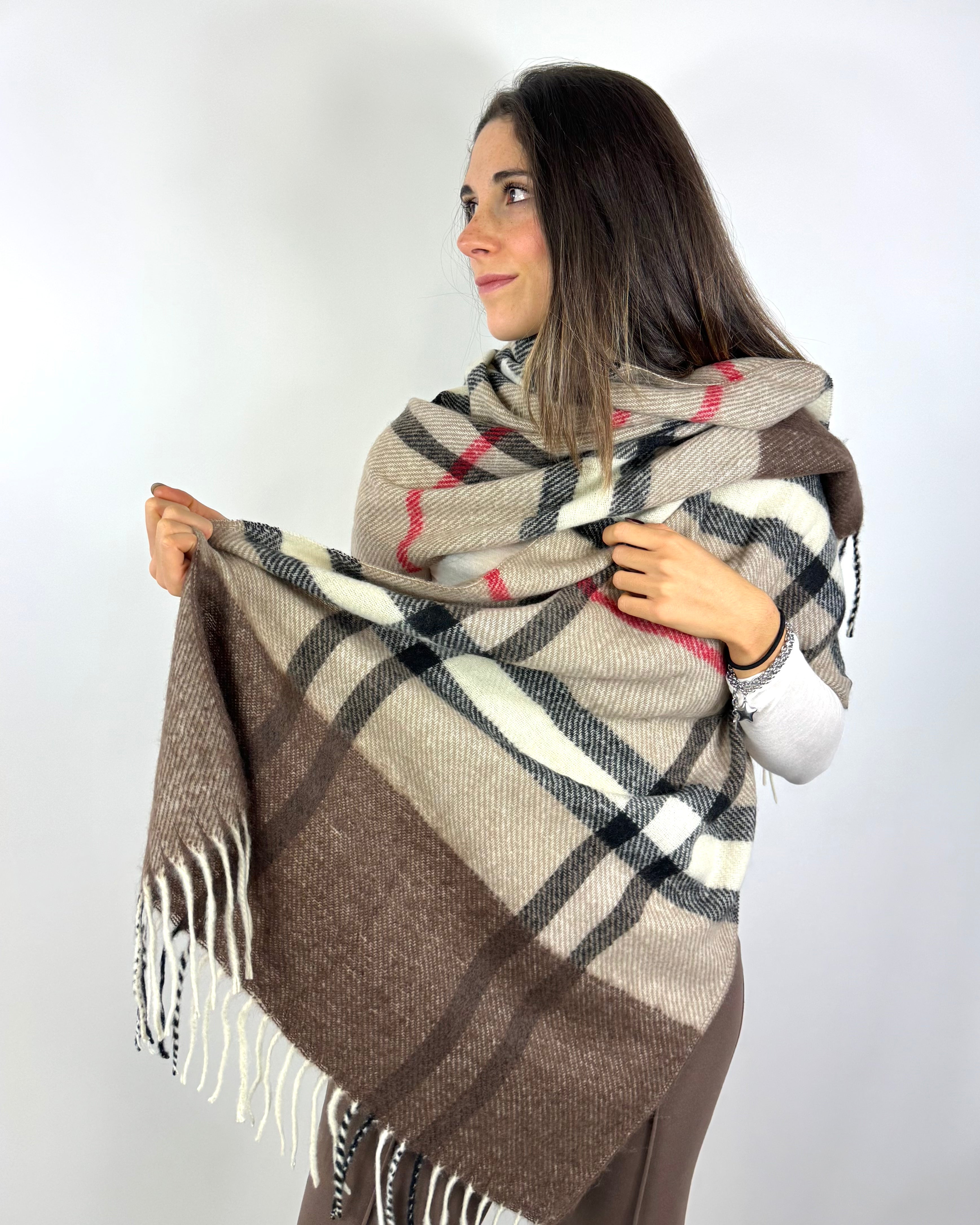 SUSY MIX SCIARPA QUADRI MORO