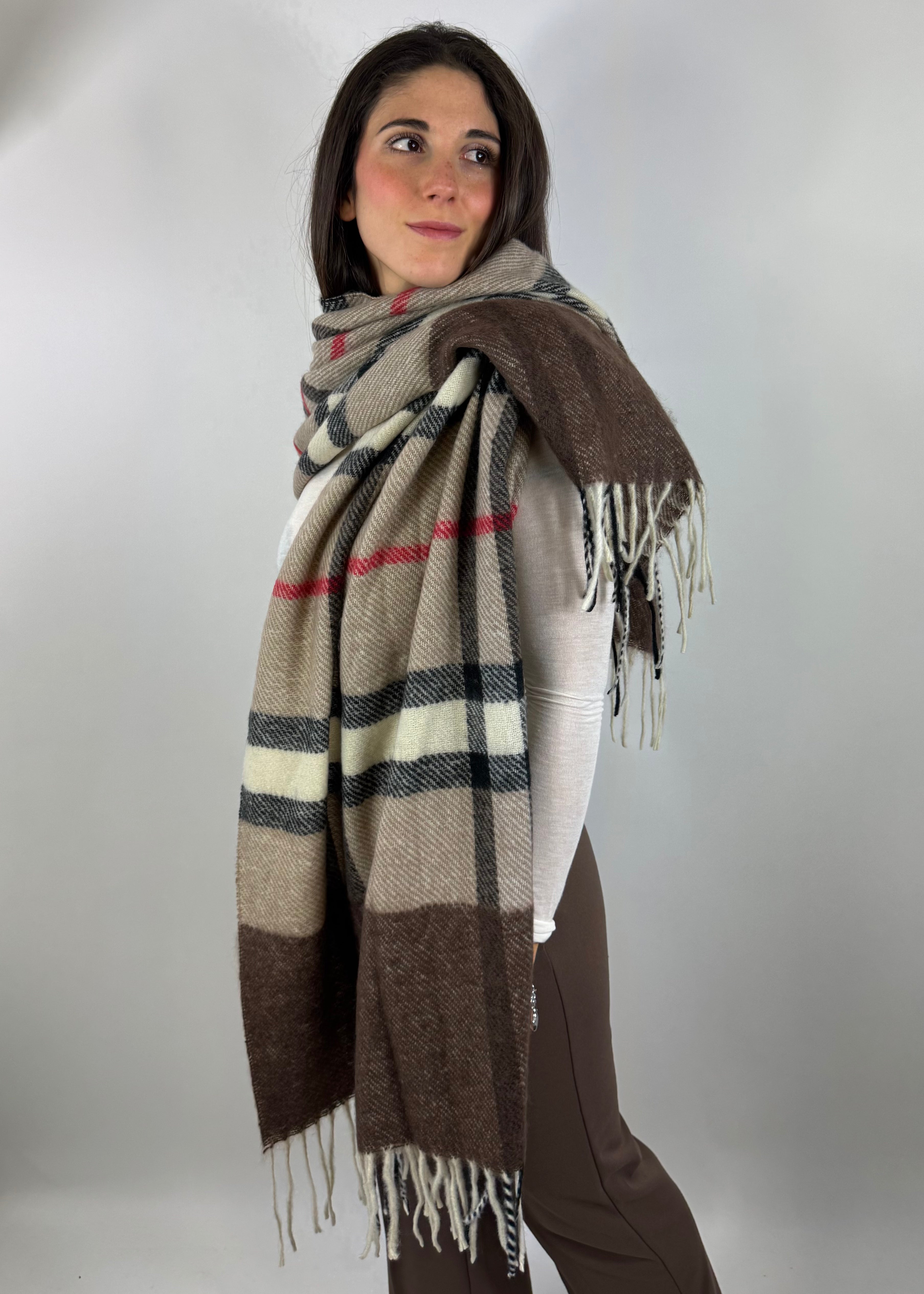 SUSY MIX SCIARPA QUADRI MORO