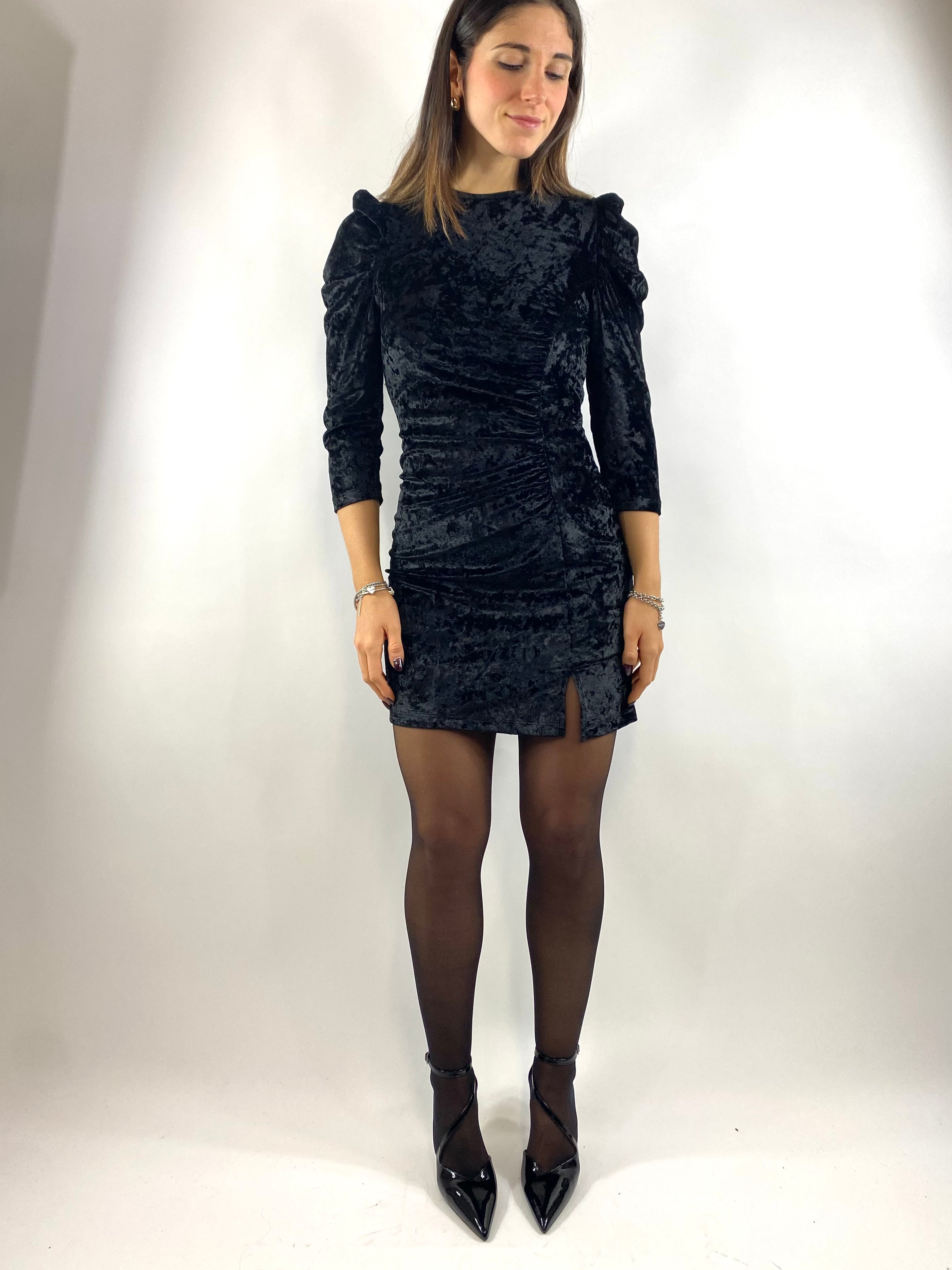 TWO WAY ABITO VELLUTO NERO