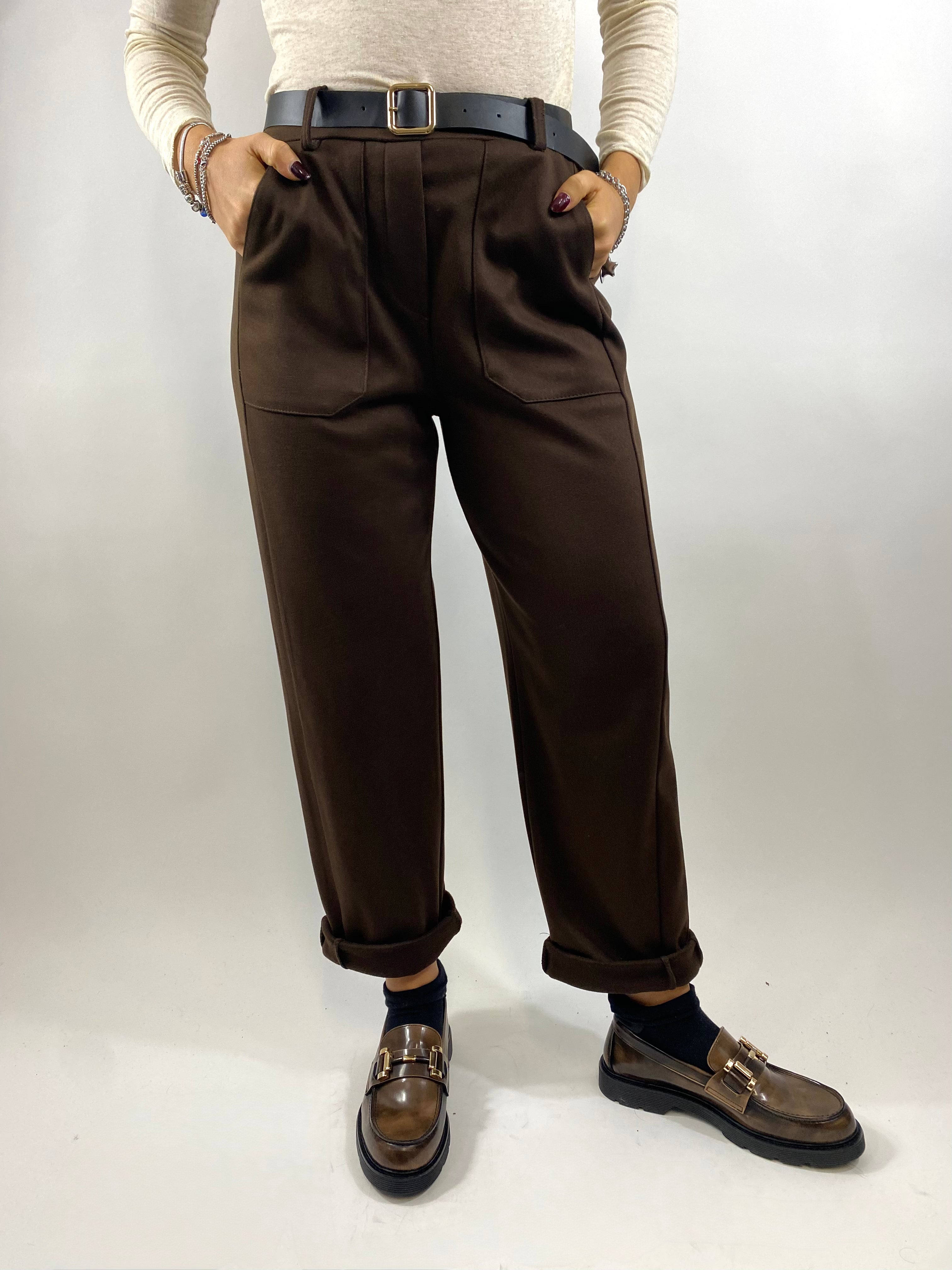 CECILE PANTALONE CIOCCOLATO