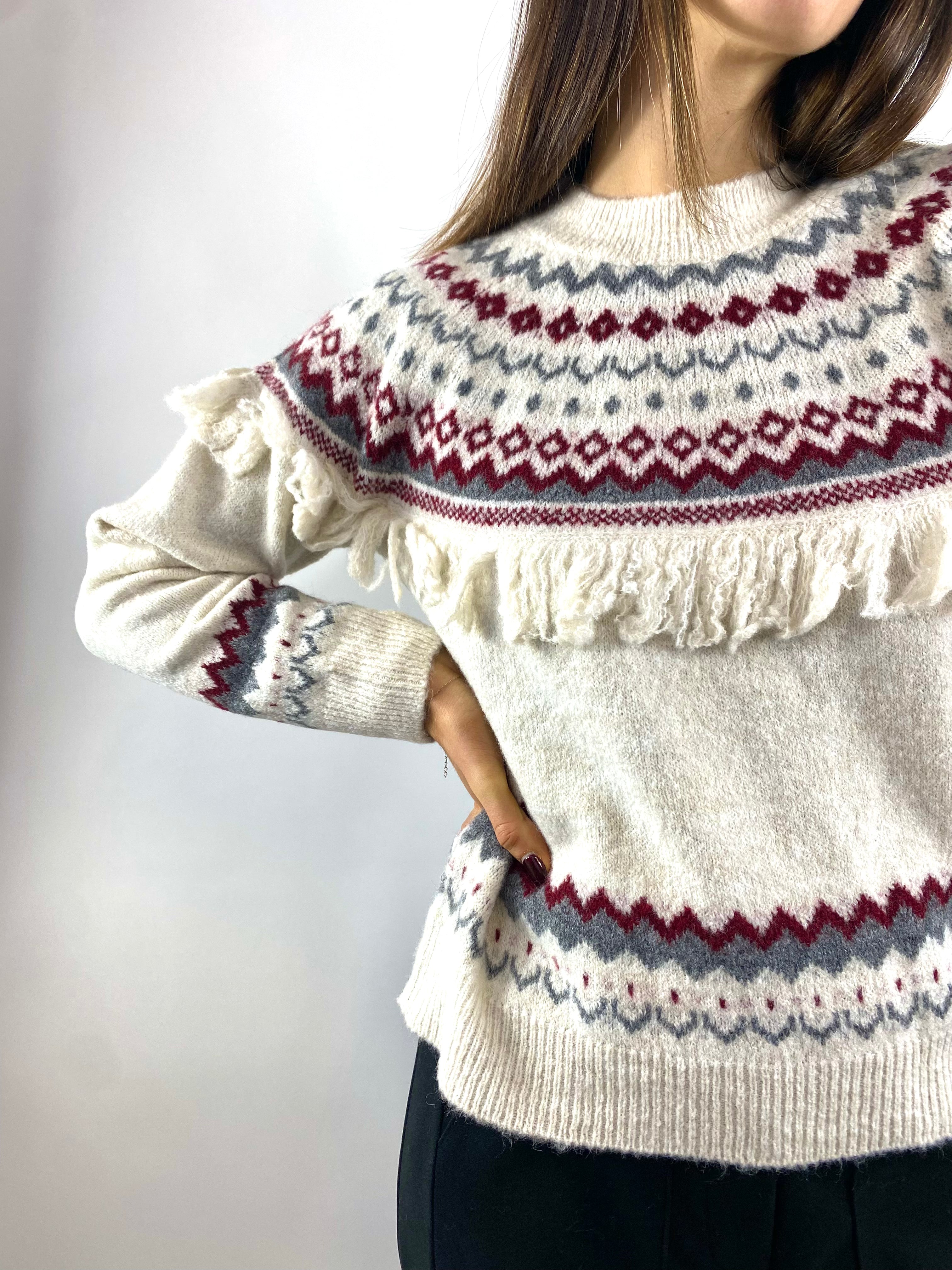 SUSY MIX MAGLIONE FANTASIA CREMA