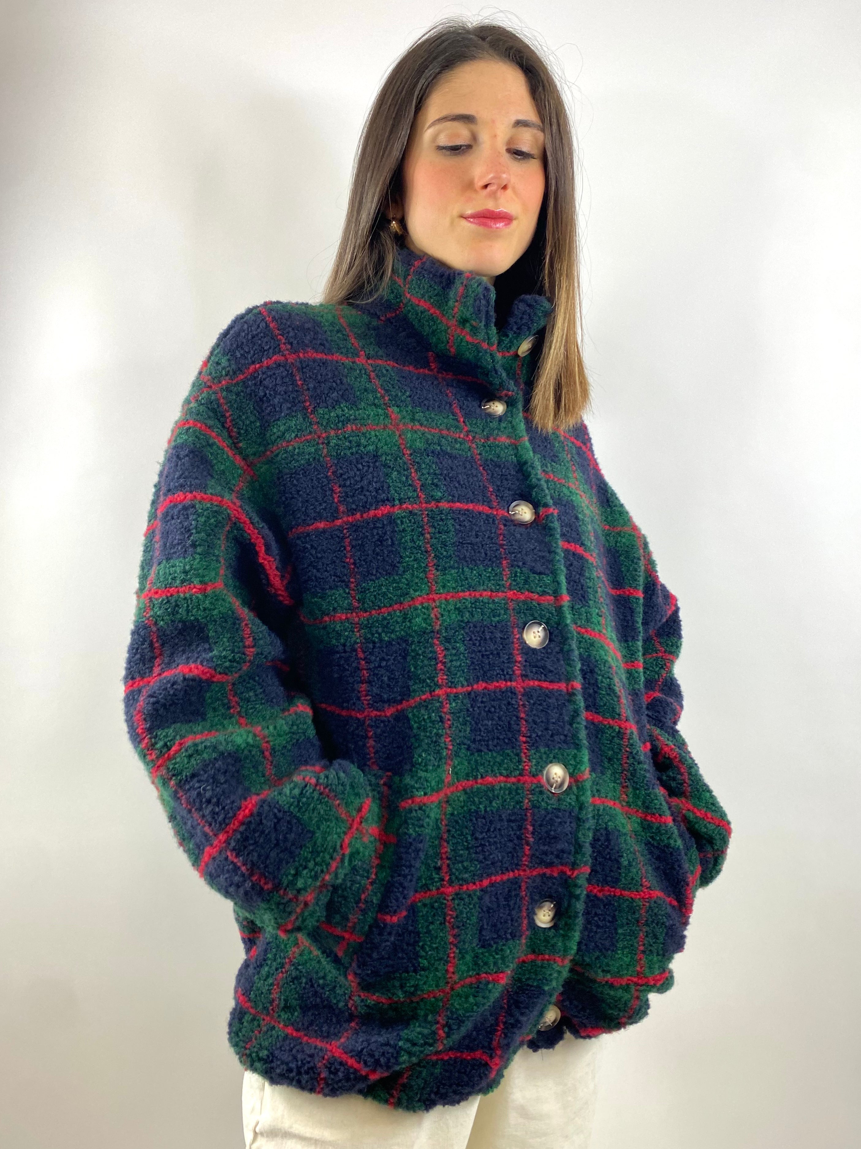 CECILE GIACCA TEDDY CHECK