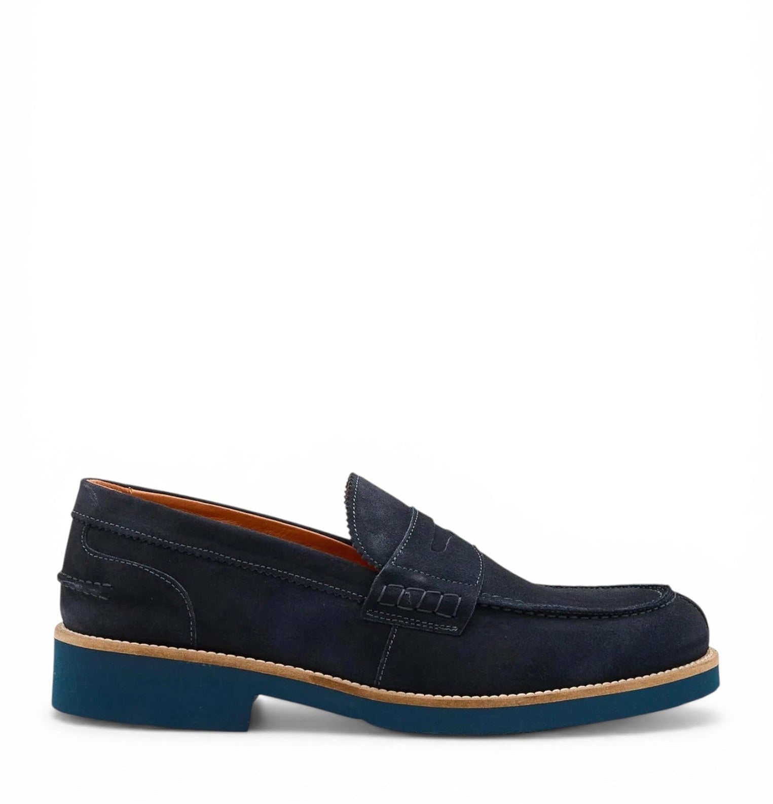 EXTON COLLEGE SUEDE BLU