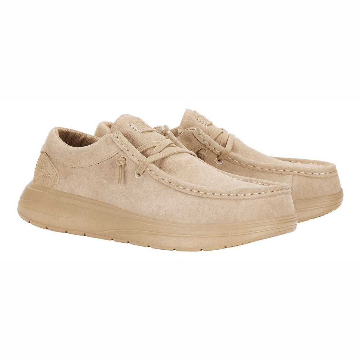 HEY DUDE WALLY COMF SUEDE TAN