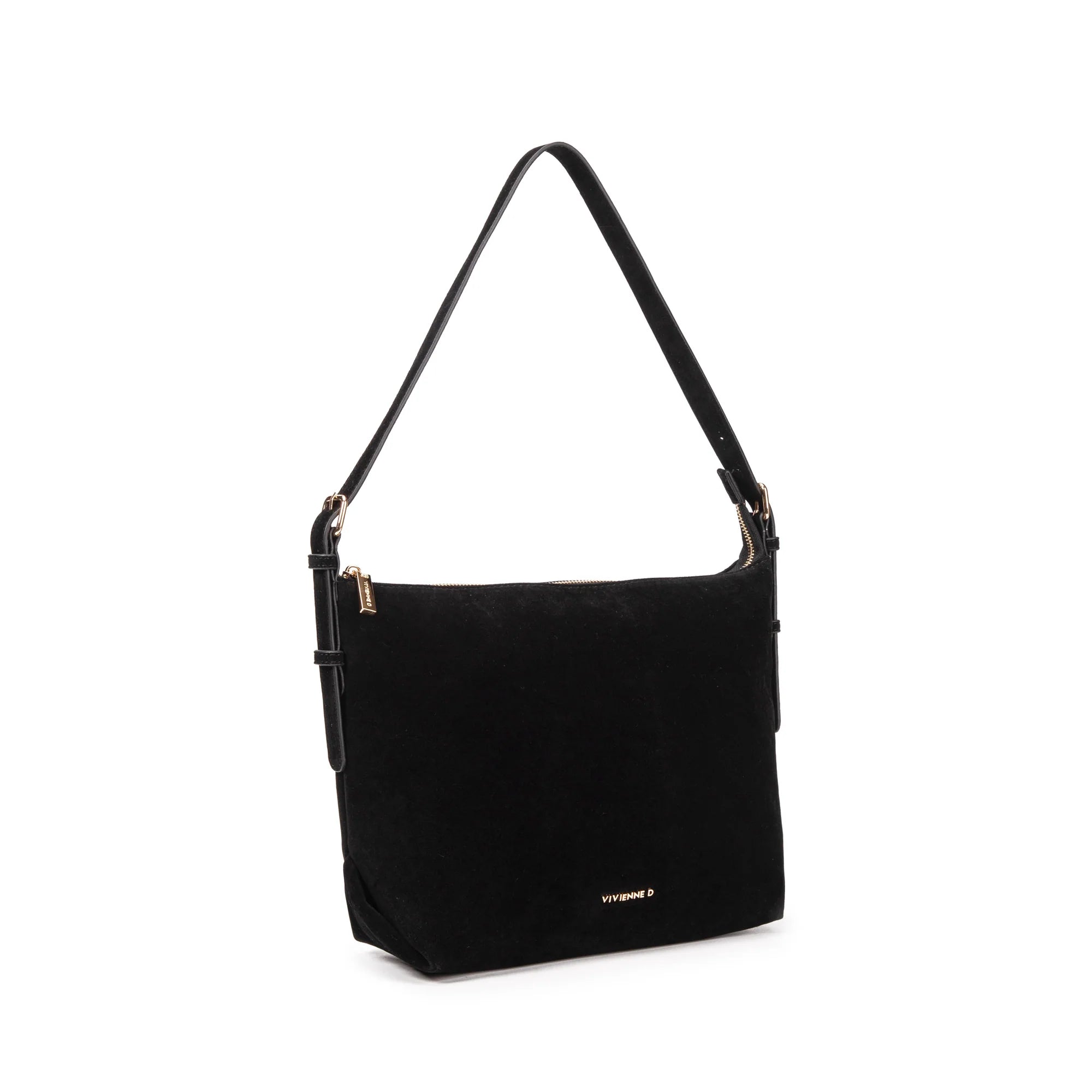 VIVIENNE D BORSA CAMOSCIO NERA