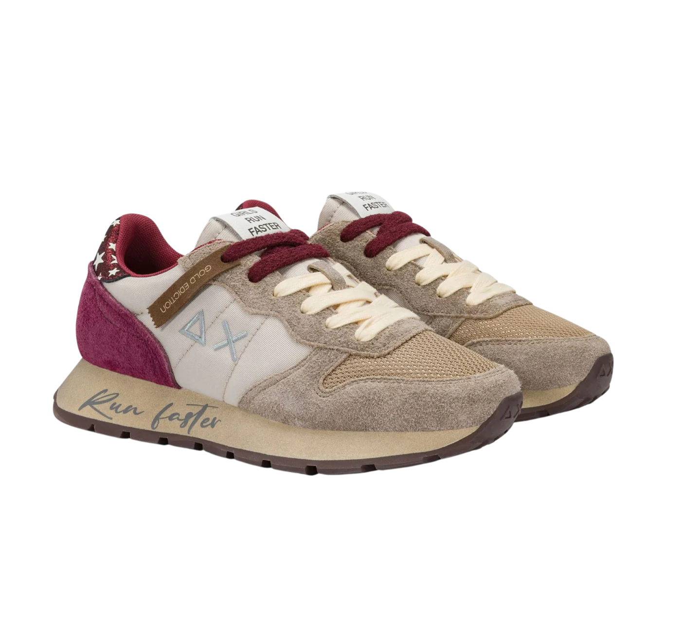 SUN68 SNEAKER ALLY VINTAGE BEIGE