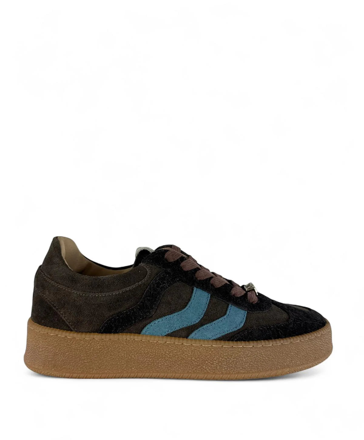 MELINE SNEAKERS SUEDE CIOCCOLATO