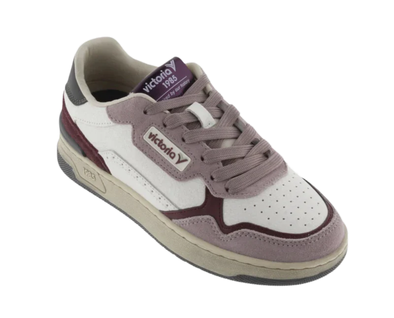 VICTORIA SNEAKERS BIANCO ROSA
