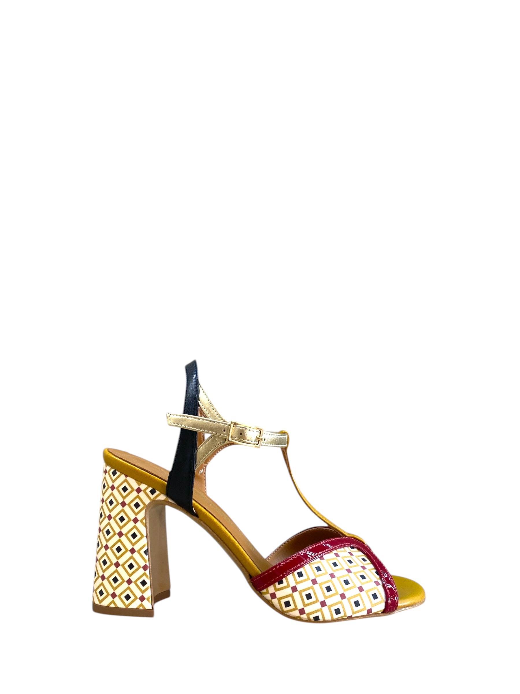 BOTTEGA LOTTI SANDALO FANTASIA ROMBI