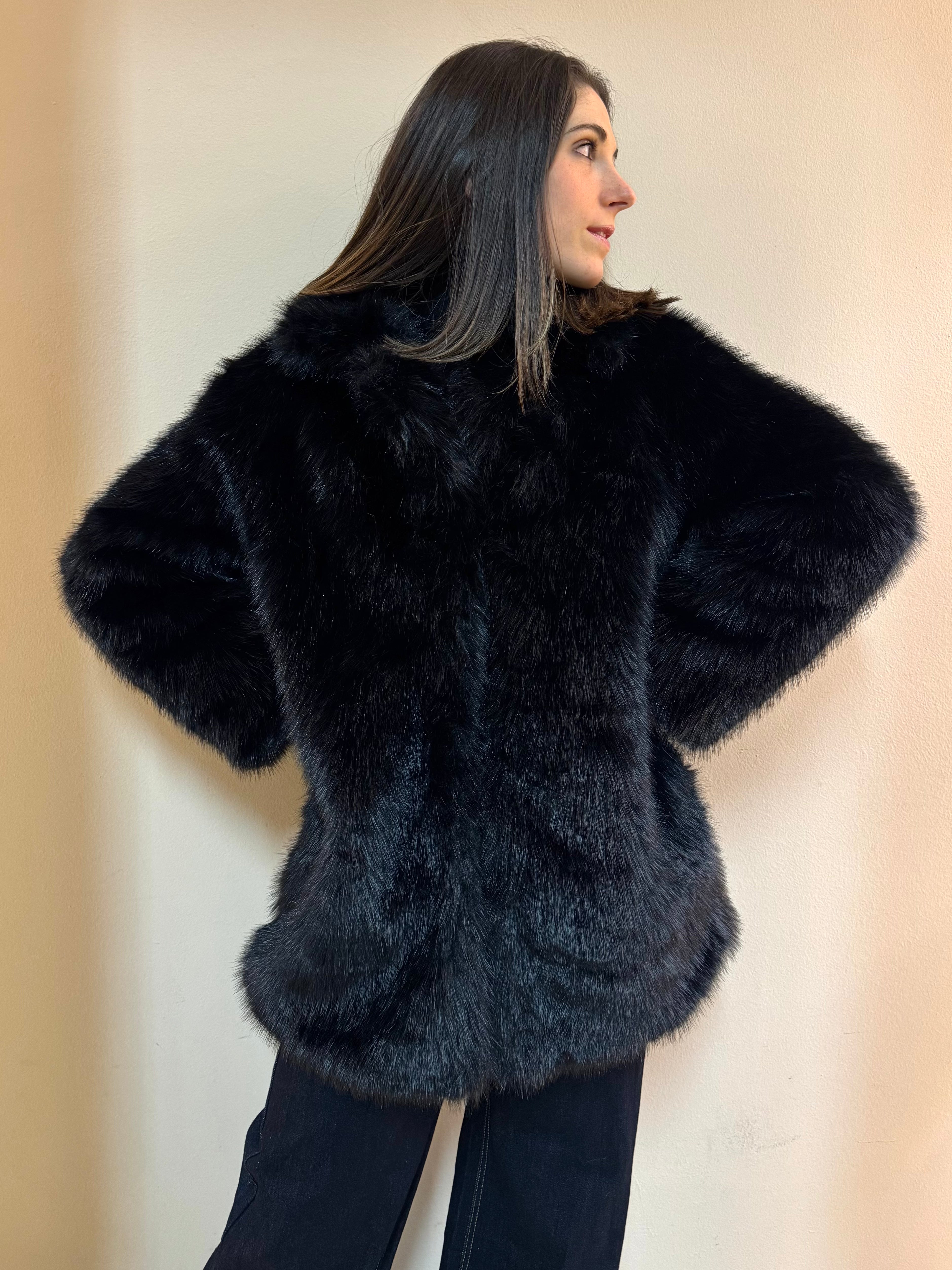 CECILE ECO PELLICCIA NERA