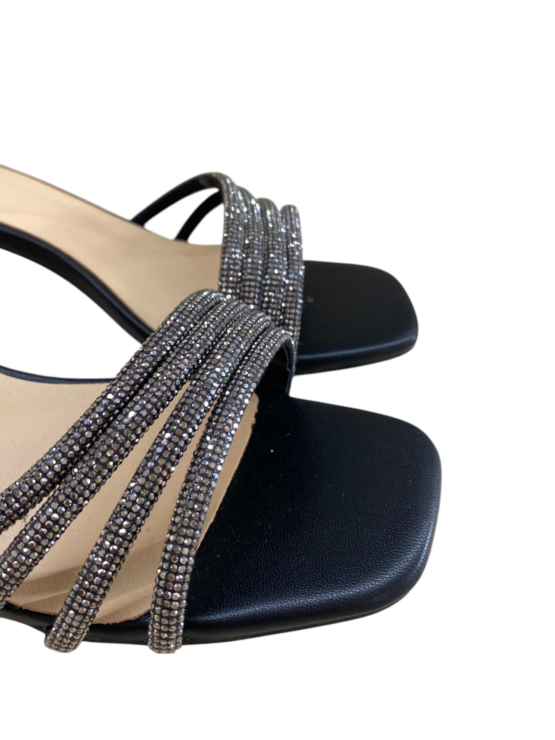 CRISTIN SANDALO STRASS NERO