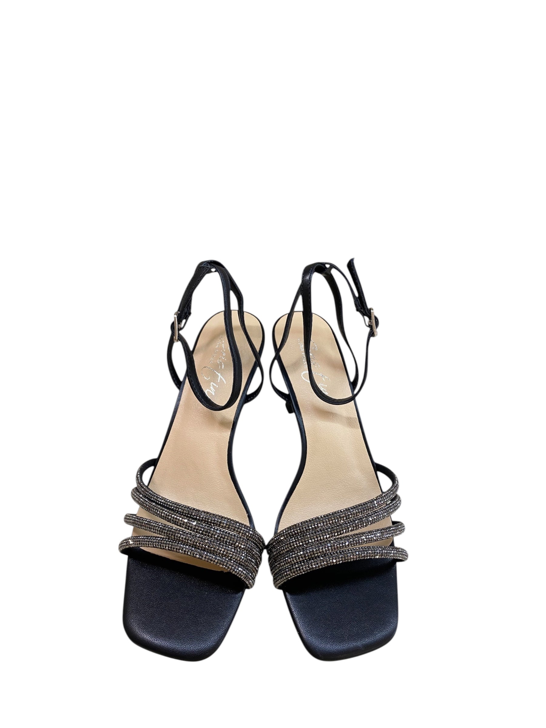 CRISTIN SANDALO STRASS NERO