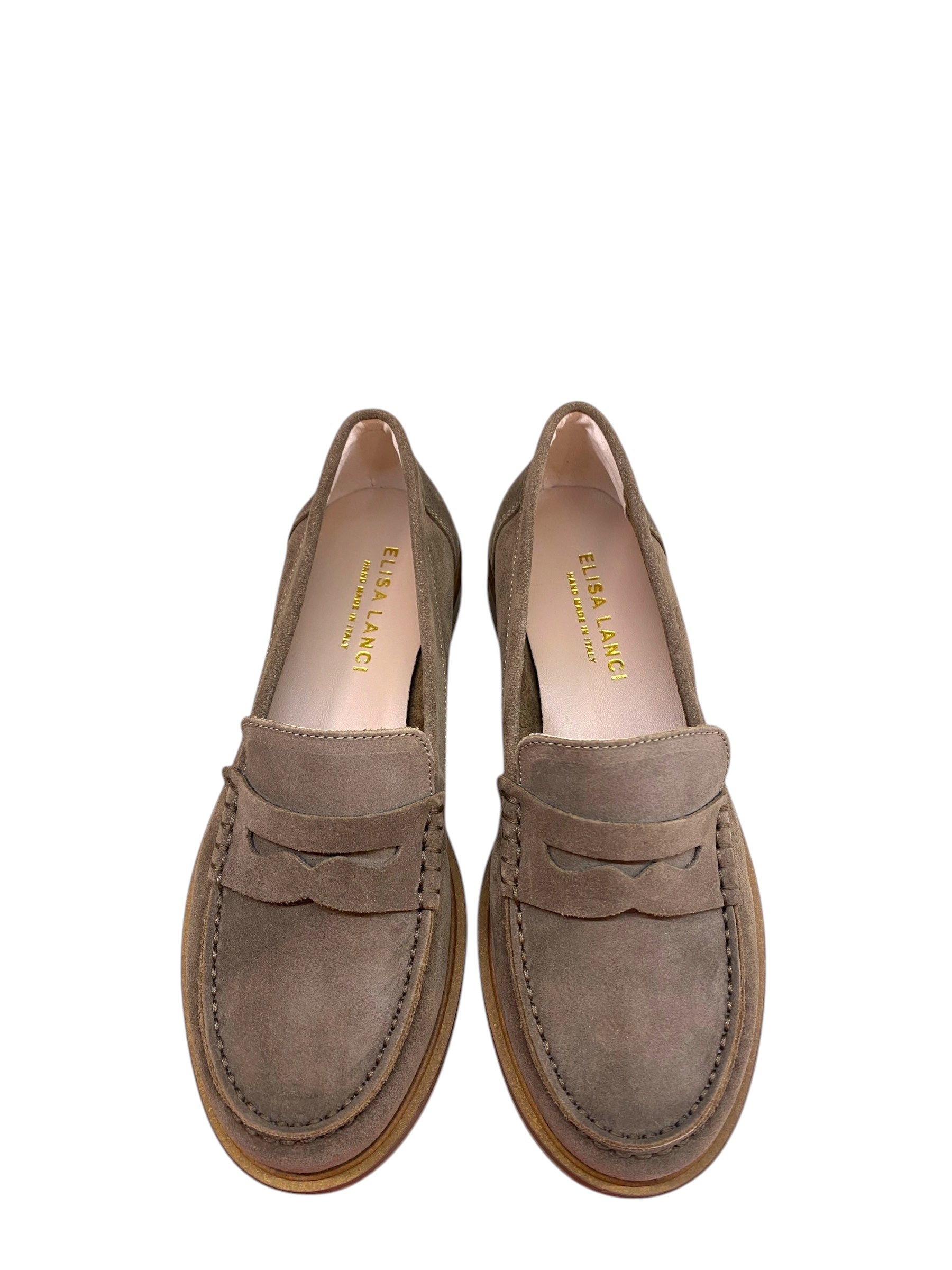ELISA LANCI COLLEGE SUEDE CIOCO