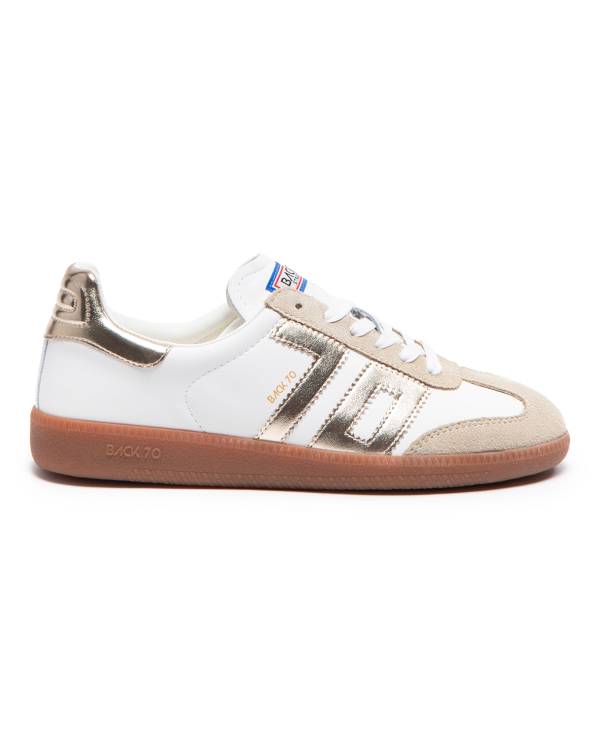 BACK70 SNEAKER CLOUD METALLIC GOLD
