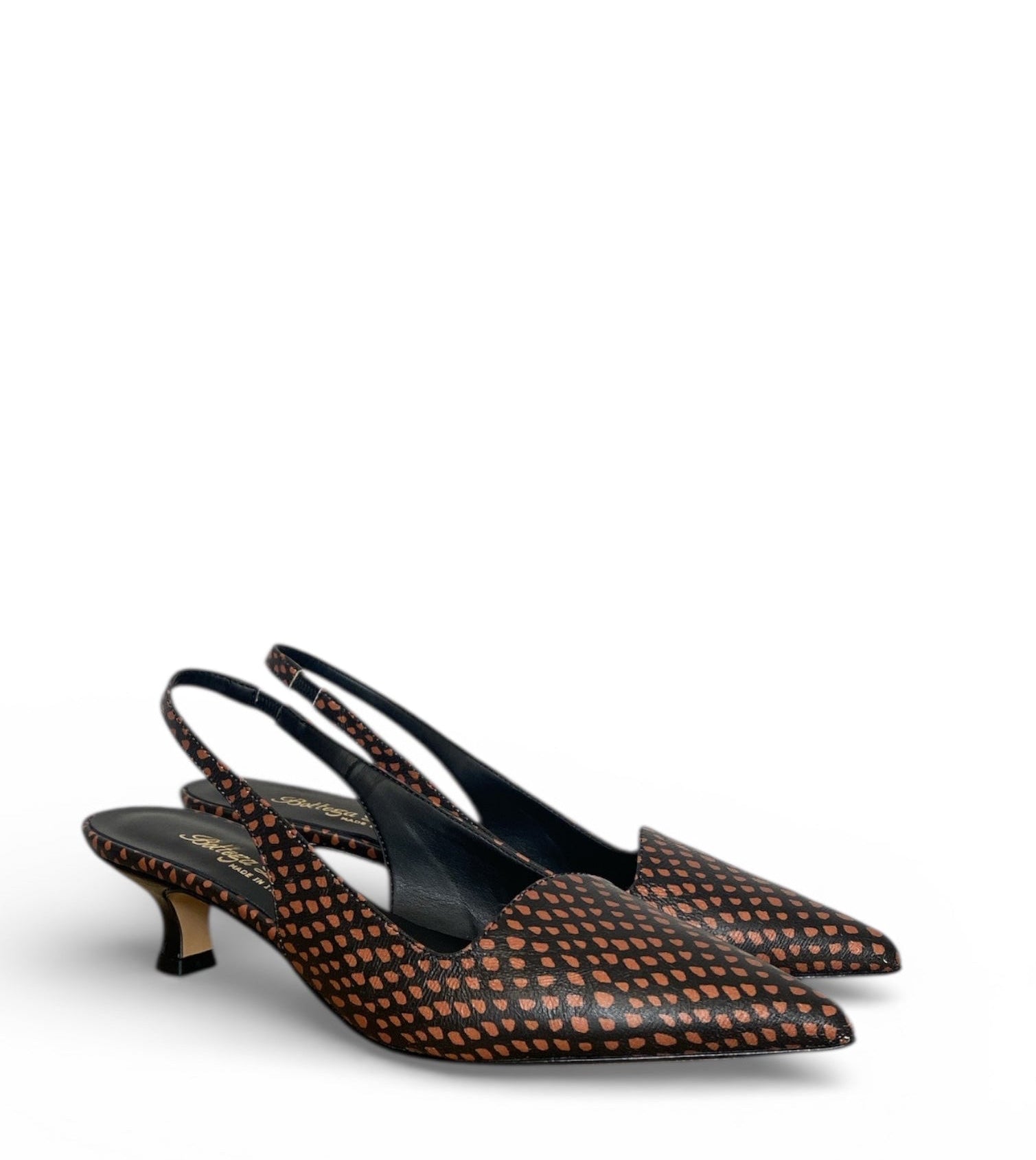 BOTTEGA LOTTI CHANEL NERO CON GOCCE CUOIO