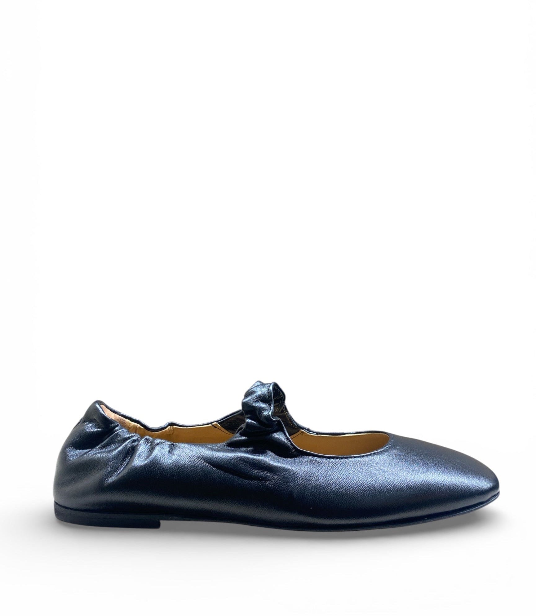 DIVINE FOLLIE BALLERINA IN PELLE NERA