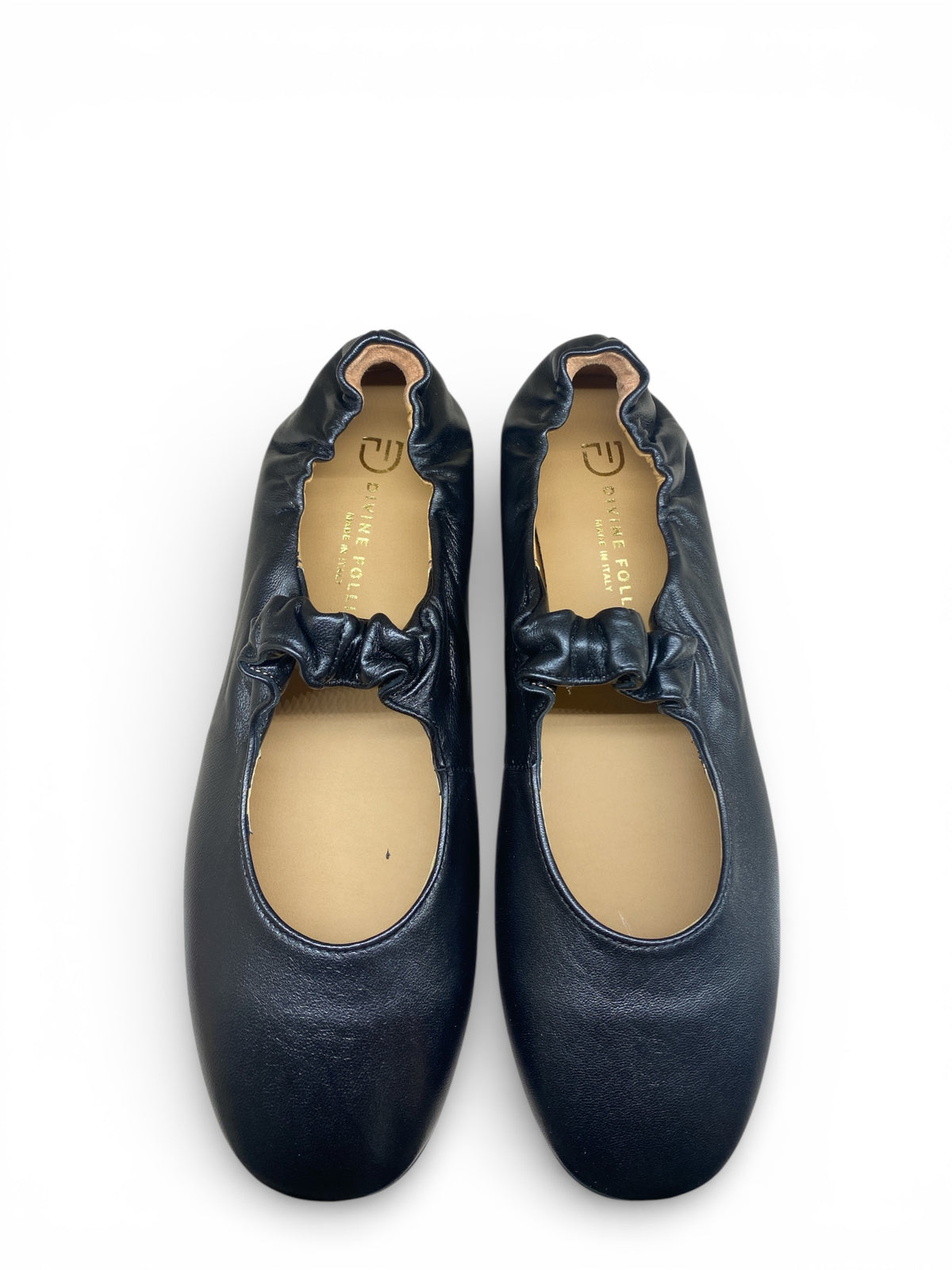 DIVINE FOLLIE BALLERINA IN PELLE NERA