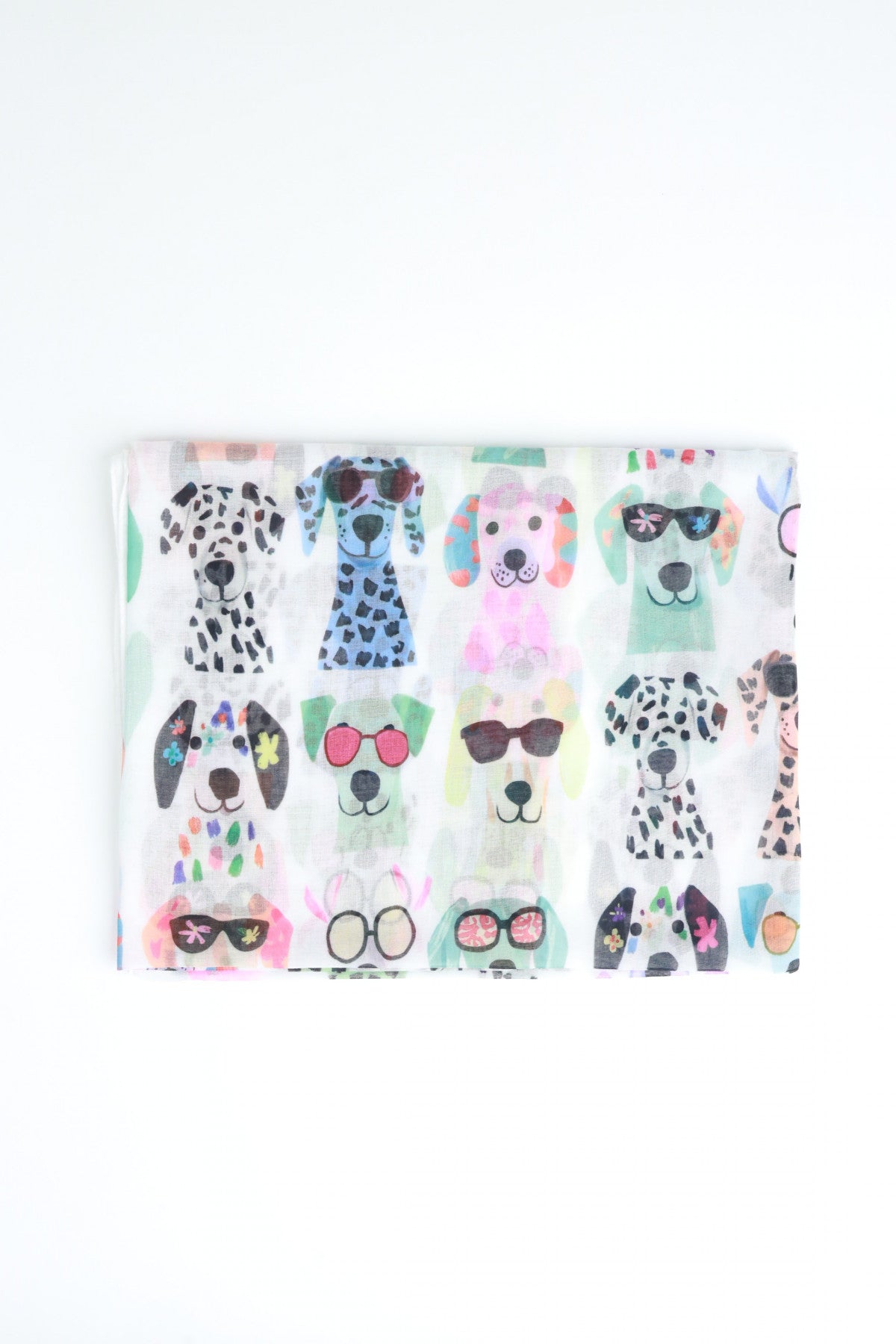SUSY MIX FOULARD STAMPA CANI