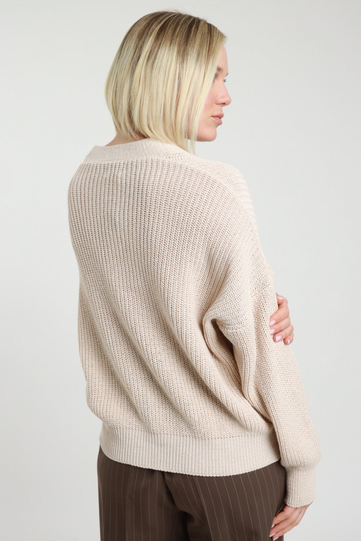 SUSY MIX CARDIGAN COSTE CORDA