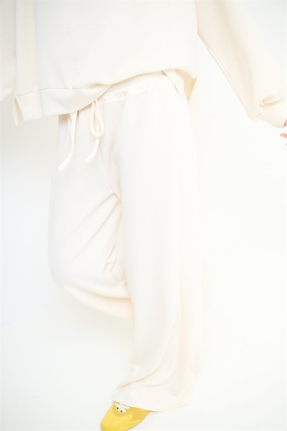 KIKISIX PANTALONE PALAZZO BURRO