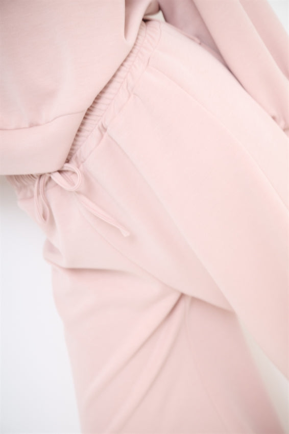 KIKISIX PANTALONE PALAZZO MODAL ROSA