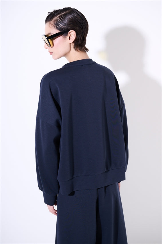 KIKISIX FELPA OVER BLU