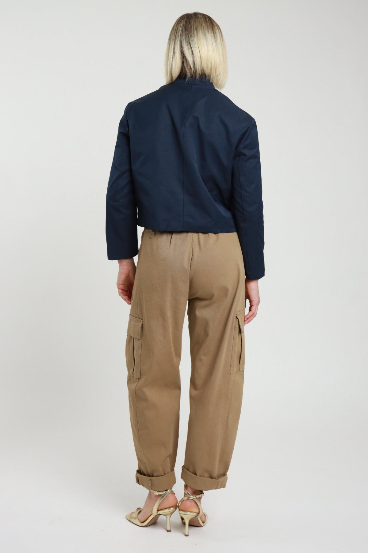 SUSY MIX PANTALONI TASCHE CAMMELLO