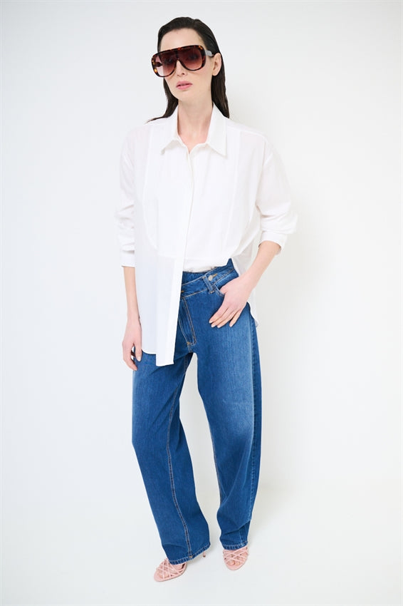 KIKISIX CAMICIA ‘AMAMI’ PANNA