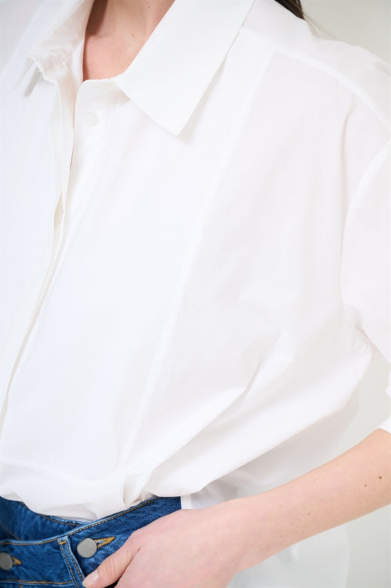 KIKISIX CAMICIA ‘AMAMI’ PANNA