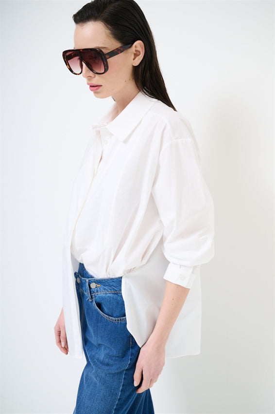 KIKISIX CAMICIA ‘AMAMI’ PANNA