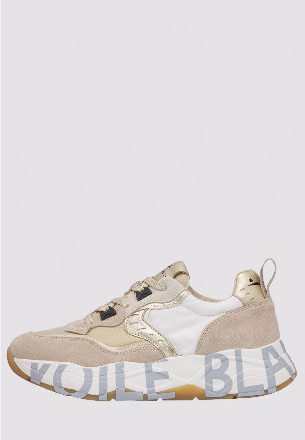 VOILE BLANCHE SNEAKERS CLUB105 LAMINATA PLATINO