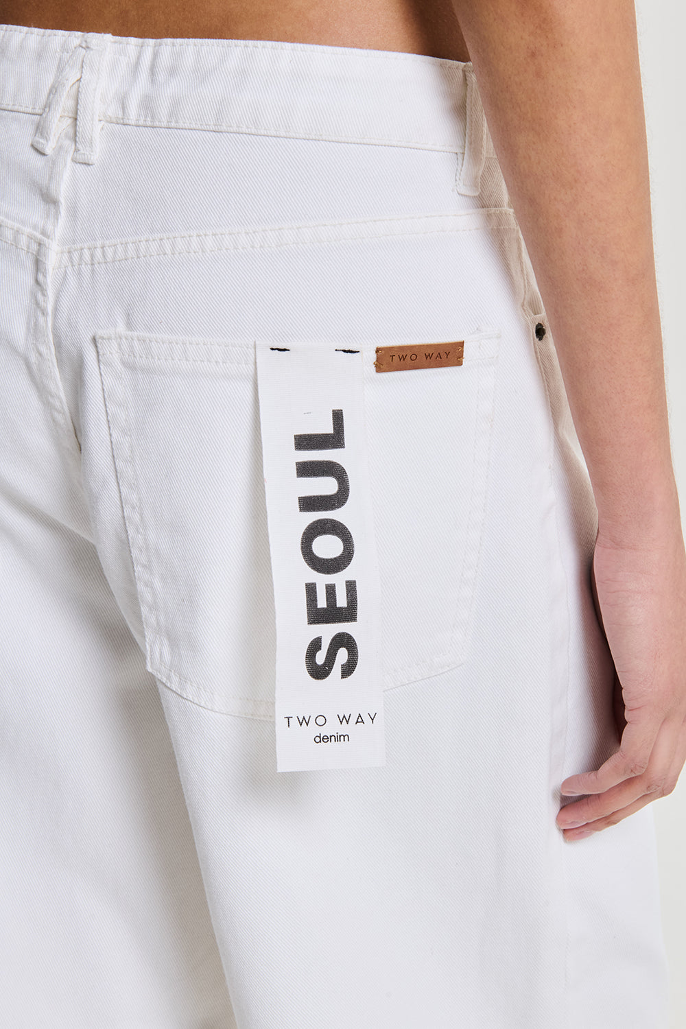 TWO WAY JEANS SEOUL BARREL BIANCO